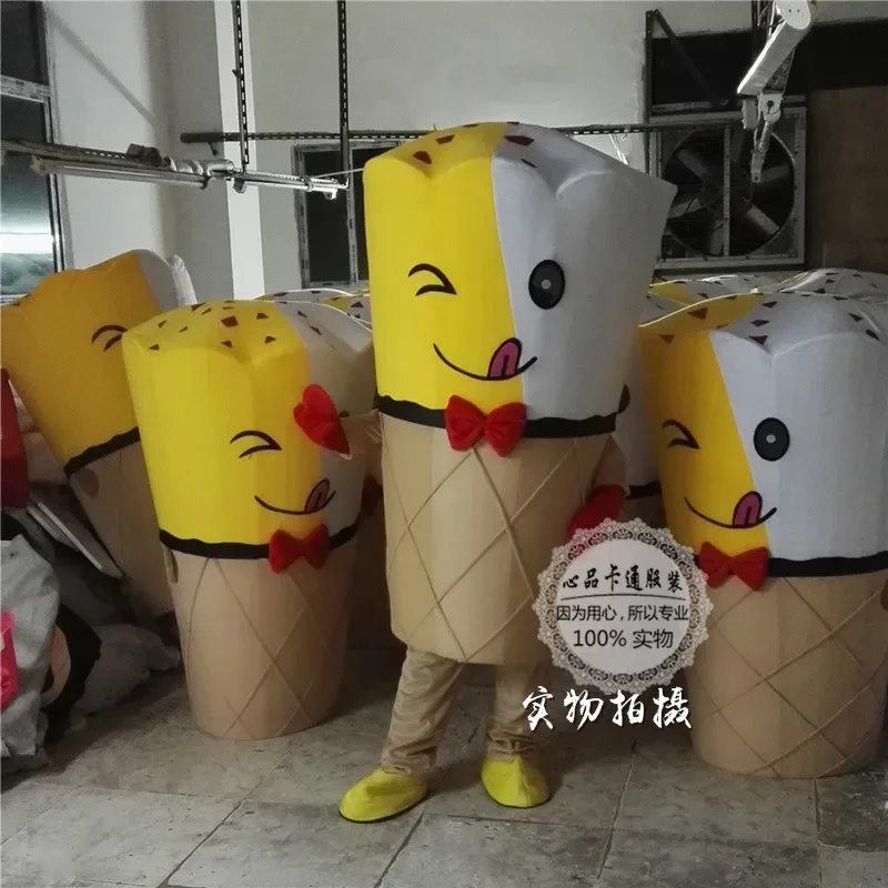 Ice cream Mascot Costume Cute Character for Halloween Christmas Party Anime Shows Amine Fans Collection Fans Gift