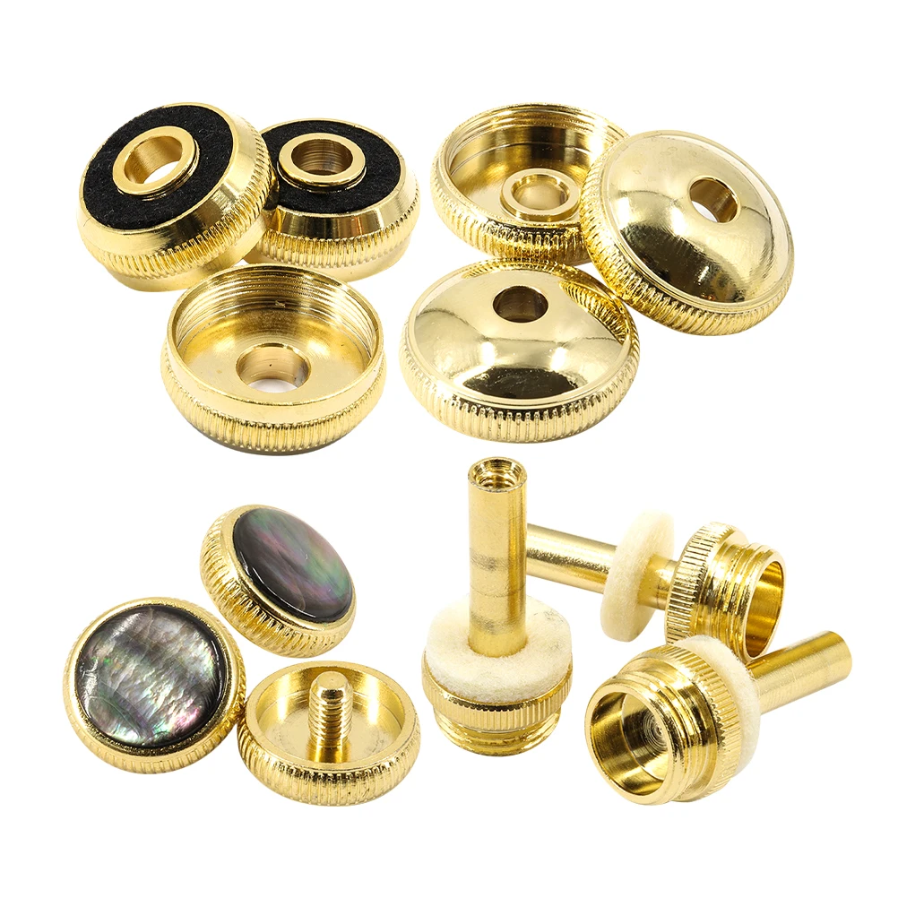 

12 Pieces Trumpet Cornet Buttons Accessories Set Durable Rust Resistant Metal Components Compact Design Easy Storage Trumpet