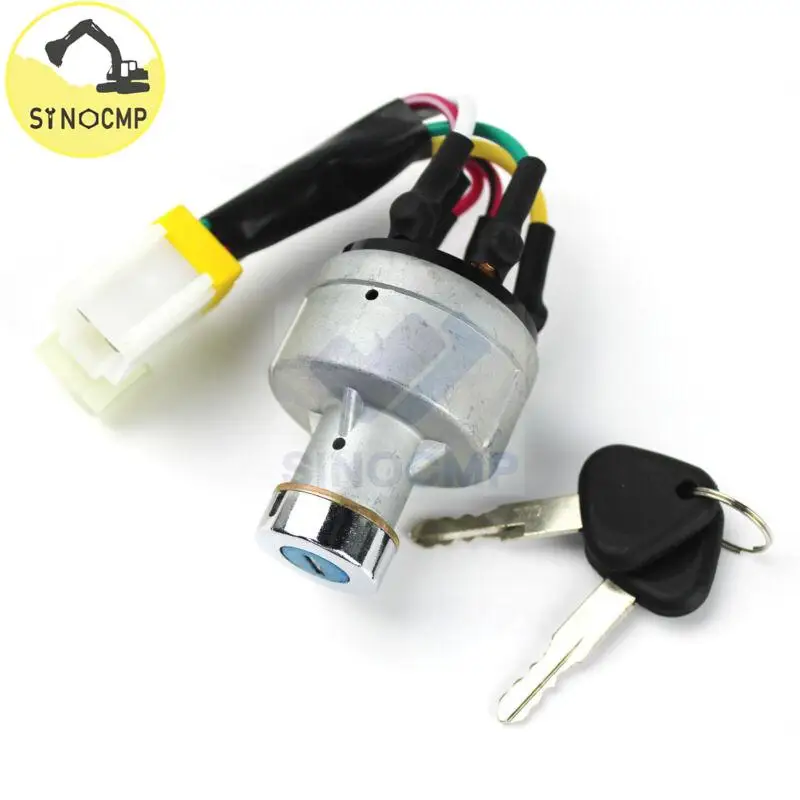 

high Quality Part 2-keys Ignition switch for VOLVO Excavator 14526158/14529152