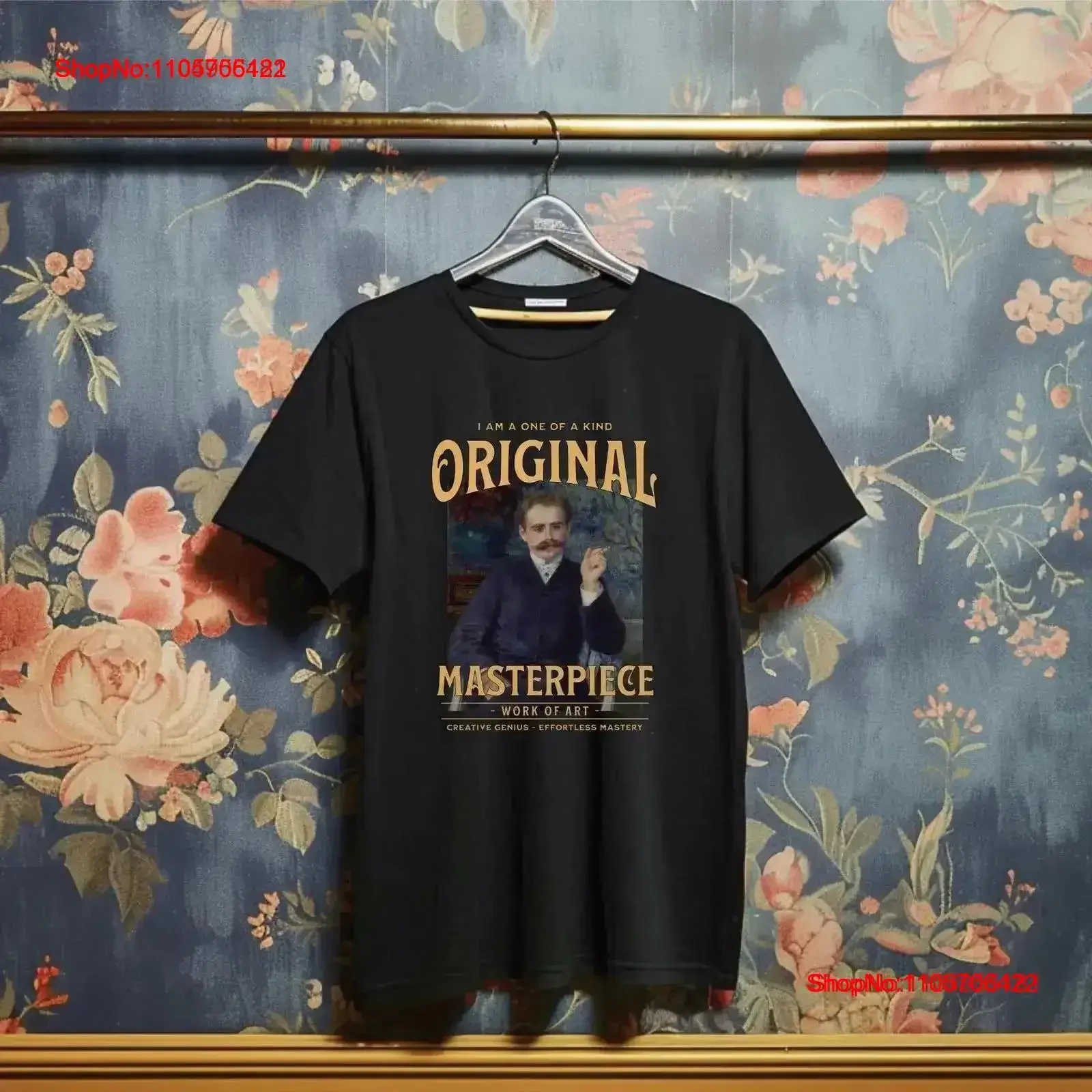 Renoir I am a work of Art T Shirt for Artist Lover Student Museum or Gallery Tour Vintage Style Washed Breathable vintage