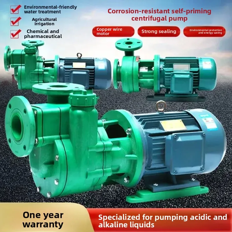For FP Centrifugal Pump for FPZ Self-Priming Pump Corrosion Resistant Chemical Pump Reinforced Polypropylene Acid Alkali