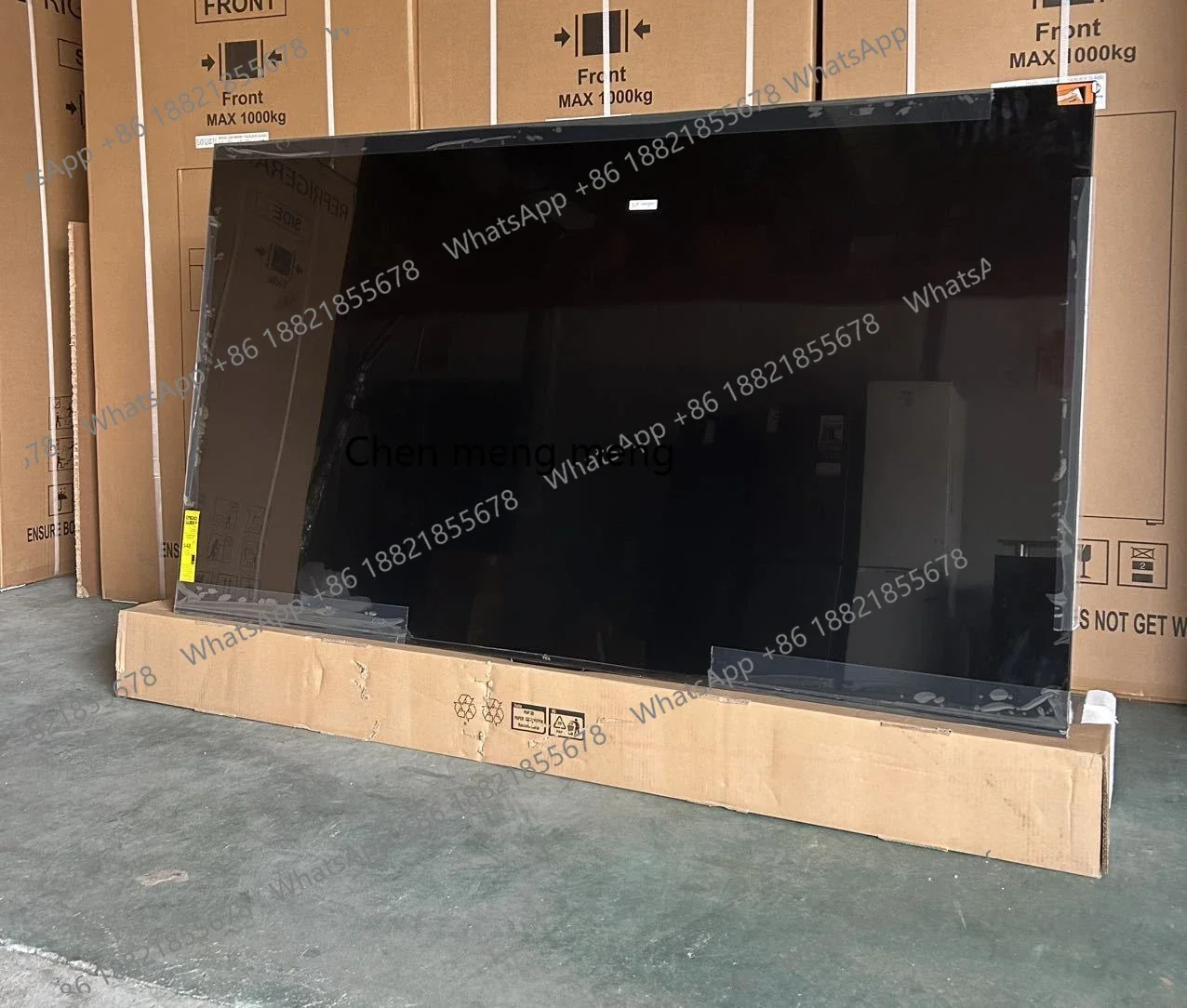New arrive 75-Inch home display, new LCD screen, language can be changed