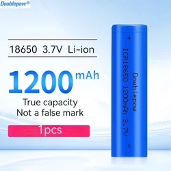 1pcs/lot New 18650 rechargeable battery 3.7v 1200mAh 18650 rechargeable lithium battery flashlight battery