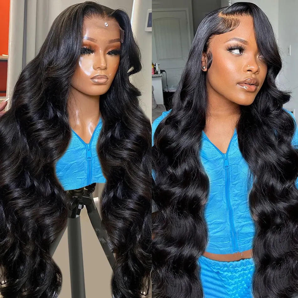 Rosabeauty HD 13X6 Transparent 5X5 Glueless Wig Body Wave Lace Frontal 13X4 Front Human Hair 250 Density