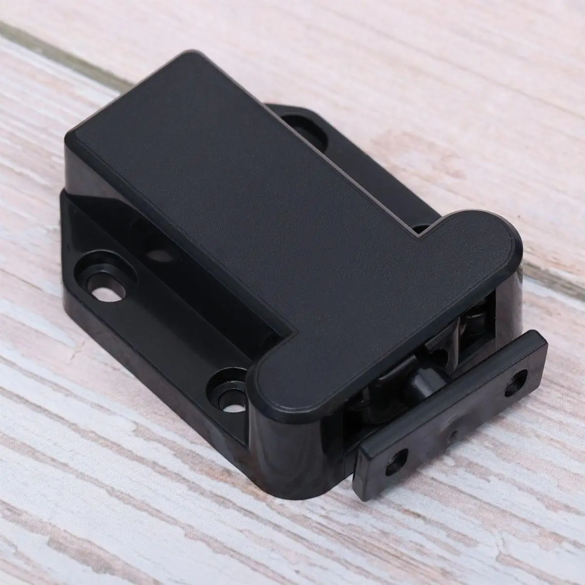 2 pezzi autobloccanti chiusura porta armadio chiusura hardware push aperto guardaroba tappo armadio più vicino plastica durevole facile installazione