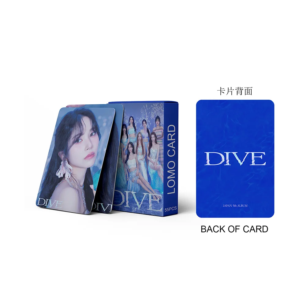 55pcs/set TWICE Photocard New Album The Feels High quality HD Photo LOMO Card Pictures Fans Gift