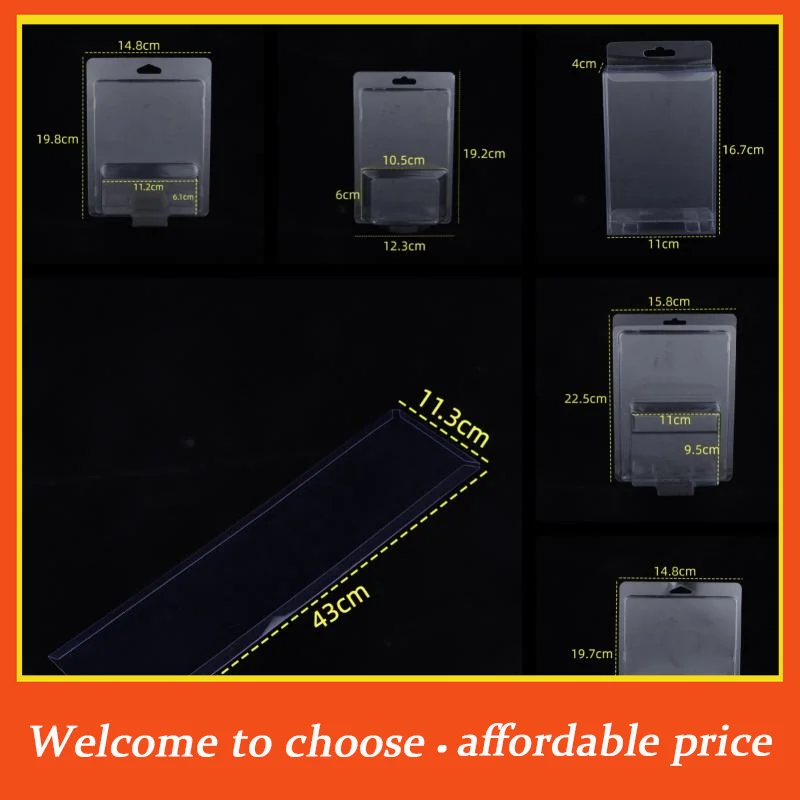 

1/5Pcs Sliding Card Plastic Blister Packaging With Card Insert Wind Fire Wheel Folding Vacuum Molding PVC Toy Car Packaging Box