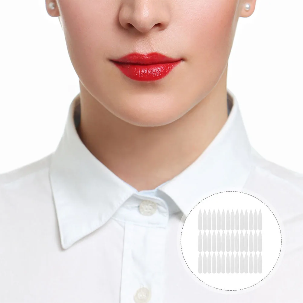 200 Uds. Soportes de cuello para hombres ropa Formal diseño redondo detiene perforar fijación rápida ocasiones adecuadas Collar Stay