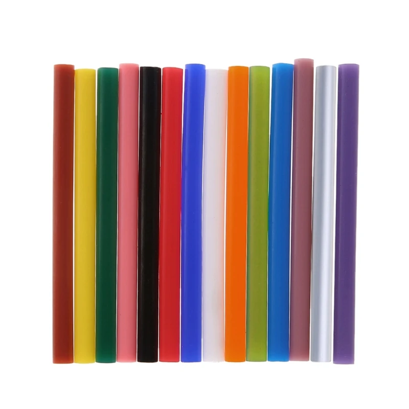 5Pcs Hot Melt Glue Stick Colorful 7x100mm Adhesive For DIY Craft Toy Repair Tool Drop Shipping