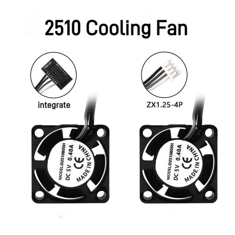 2510 Fan For Bambu Lab x1 p1p Hotend Cooling Fan With Cable Rapid cooling Fan For Bambu X1C P1S P1P 3D Printer Accessories