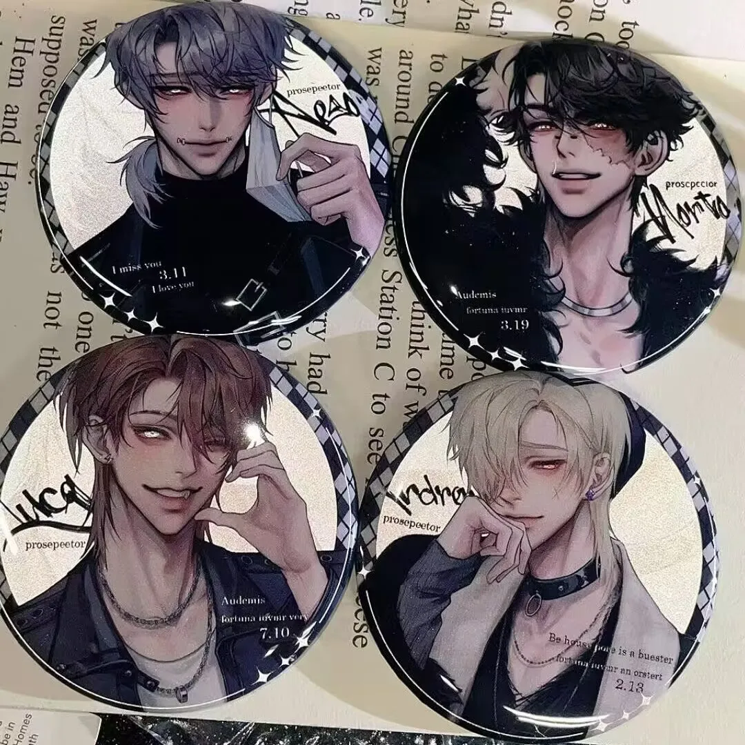 

The Fifth person, double-flashing reflective bar emblem, Prisoner Explorer, Mortuary, cemetery keeper, tinplate, homemade millet