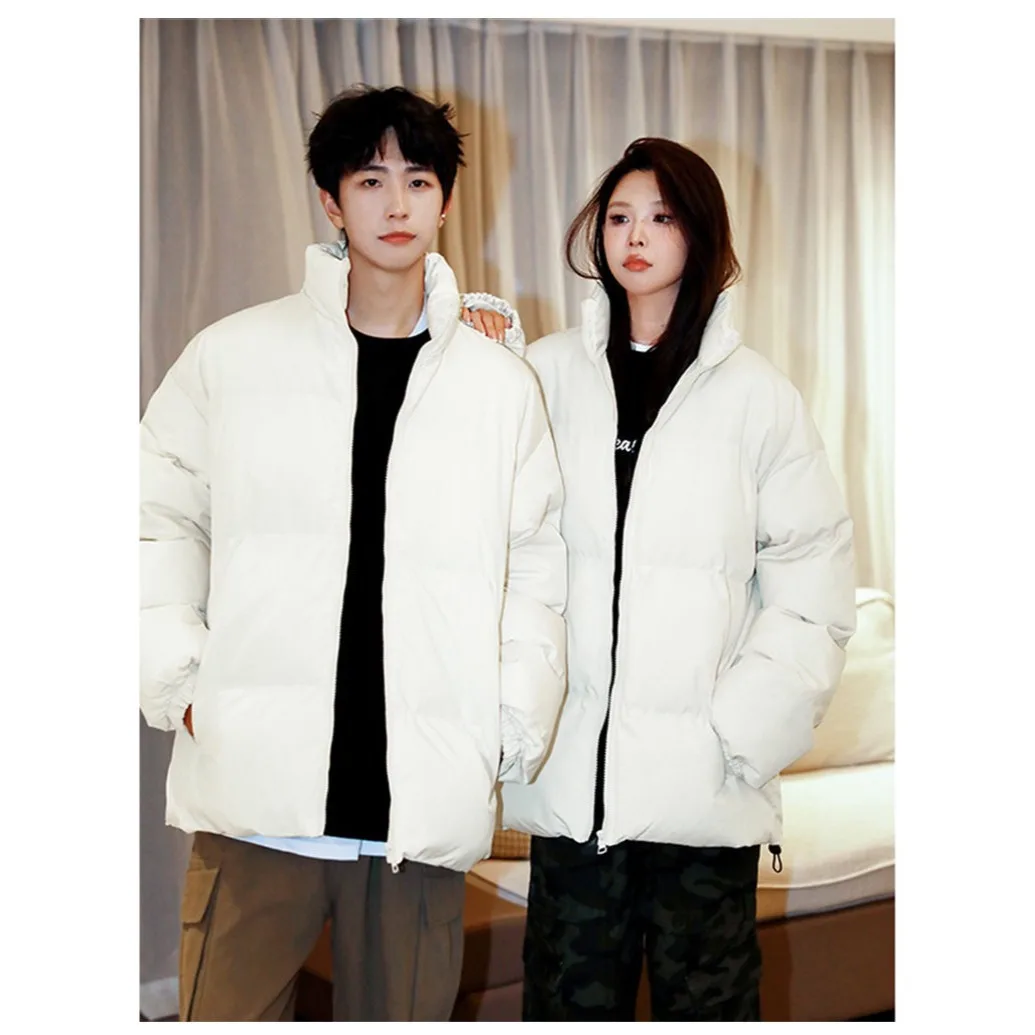 Abbigliamento da uomo in cotone ispessito per l'autunno e l'inverno 2025 Parka da uomo con giacca in cotone ispessito nuovo modello