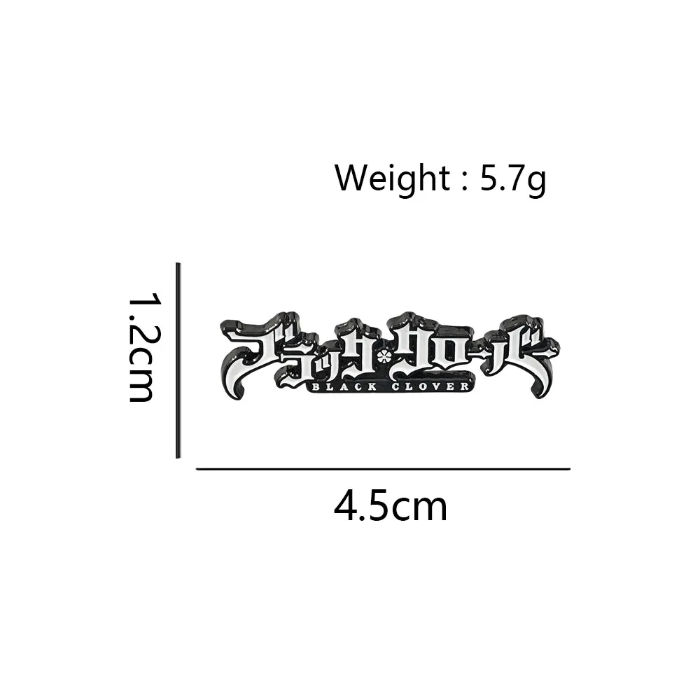 Anime Black Clover Enamel Pin Custom Asta Yuno Brooches Black Bulls Lapel Badge Cartoon Jewelry Gift for Fans Friends Wholesale