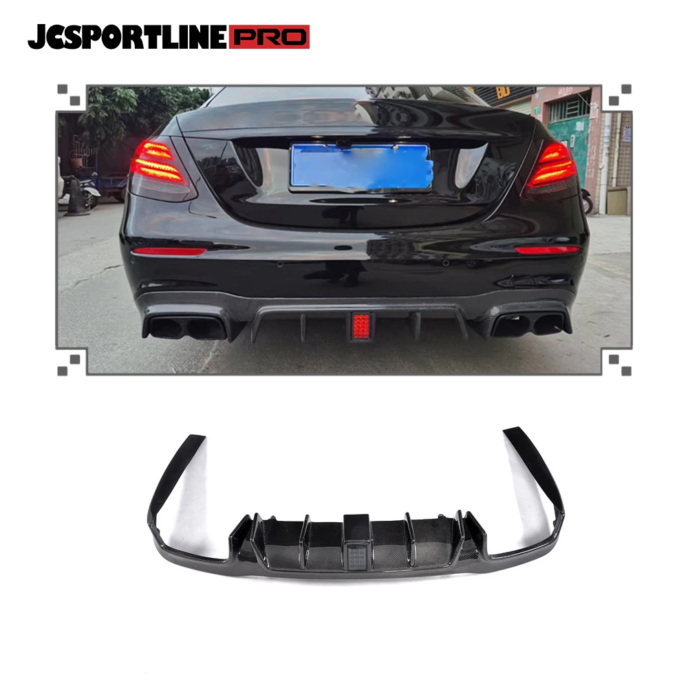 

Carbon Fiber Rear Diffuser for Mercedes Benz W213 E63 E43 AMG E400 Sport 16-18