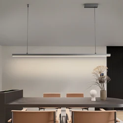 Modern Led Minimalist Long Pendant Lights For Home Villa Living Bedroom Dining Room Study Indoor Lighting Decoration Lamps