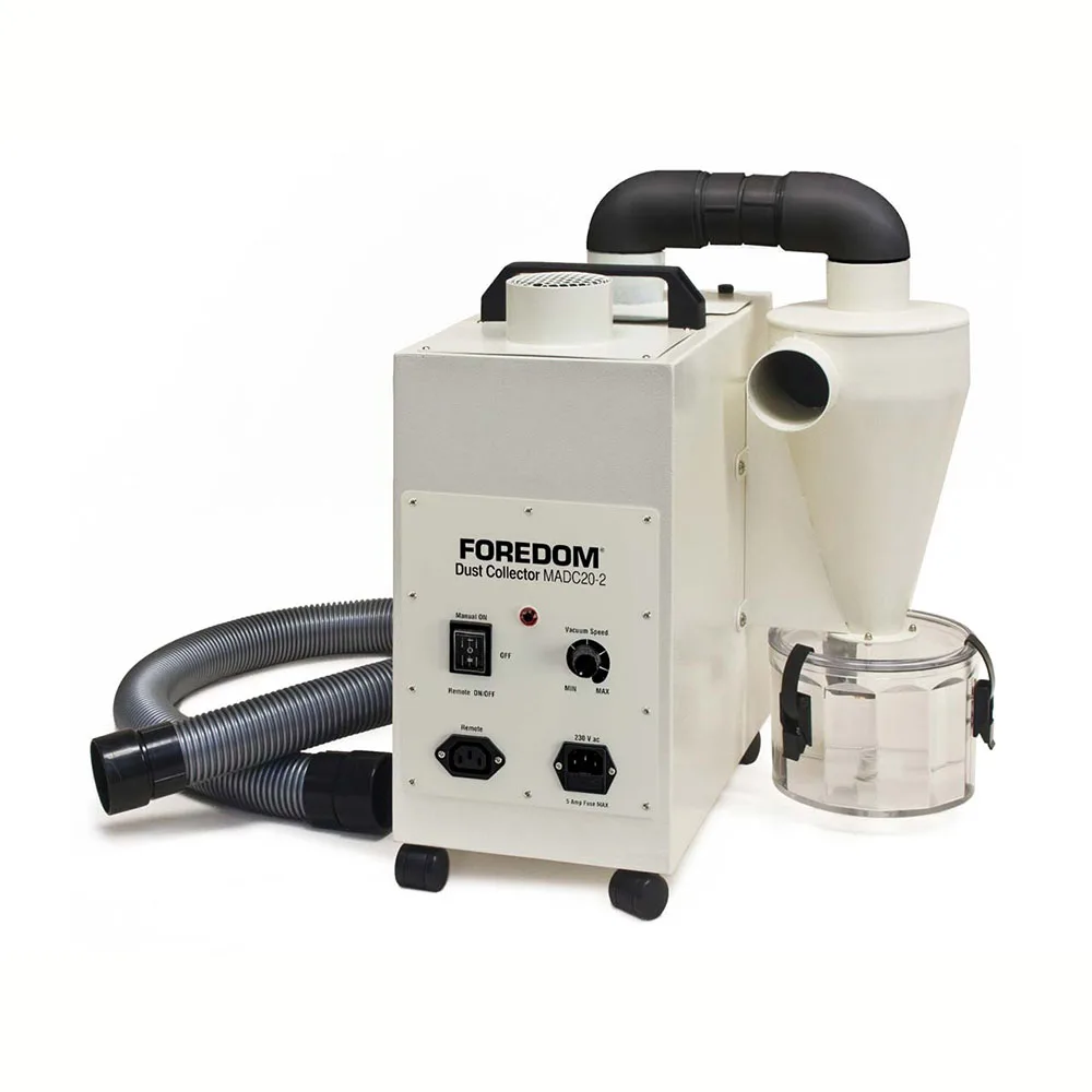 Foredom MADC20 Dust Collector with Cyclone and Collection Chamber 99.98% Filtration JewelryBench Debris Extractor With Casters
