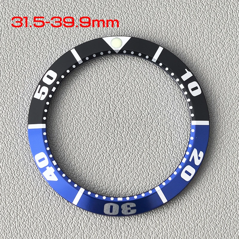HEIMDALLR 31.5-39.9mm MM200 Ceramic Bezel Insert Fit NH35 NH36 Movement Dive Watch Man Watch Automatic Watch C3 Super Luminous