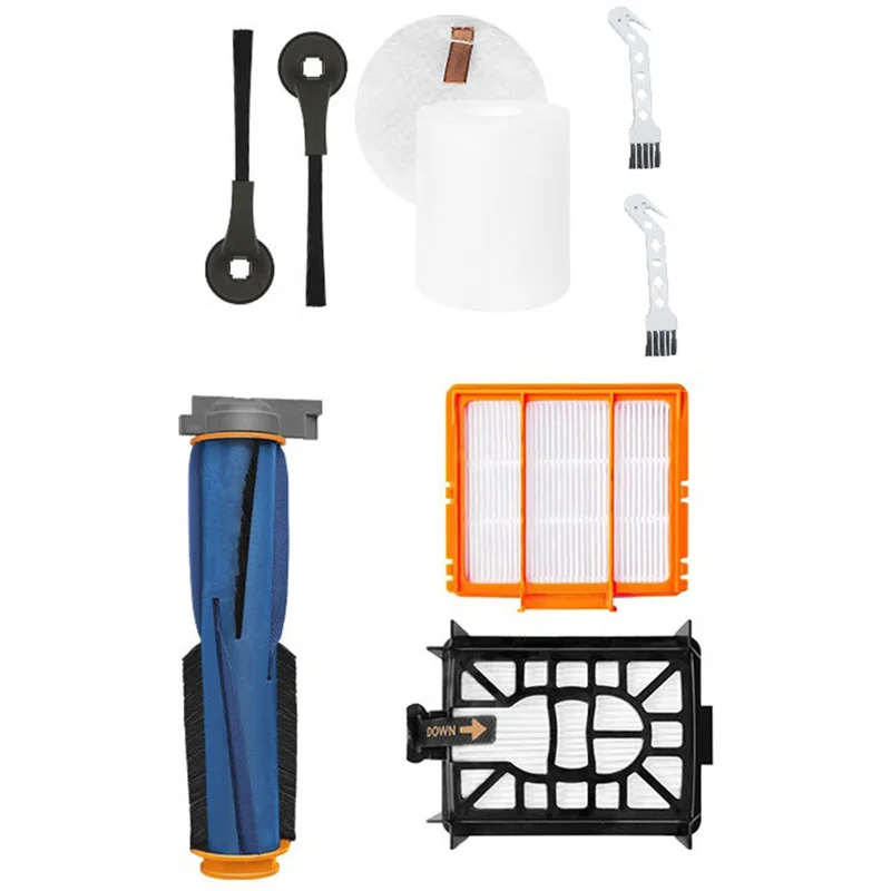 T27C AV2501AE/AV2502AE لسمك القرش جهاز آلي لتنظيف الأتربة استبدال الملحقات فرشاة رئيسية فرشاة جانبية تصفية القطن