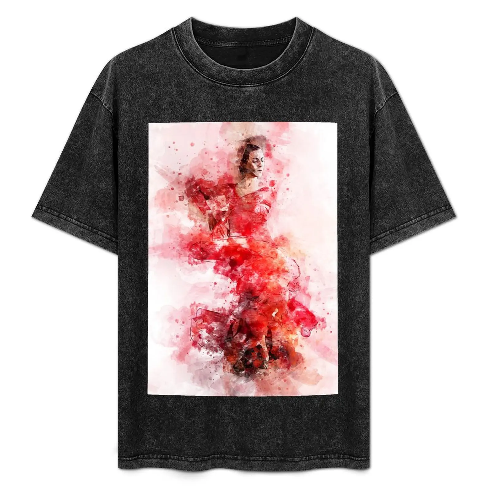 Flamenco Dancer T-Shirt Blouse korean fashion custom shirt plain black t shirts men