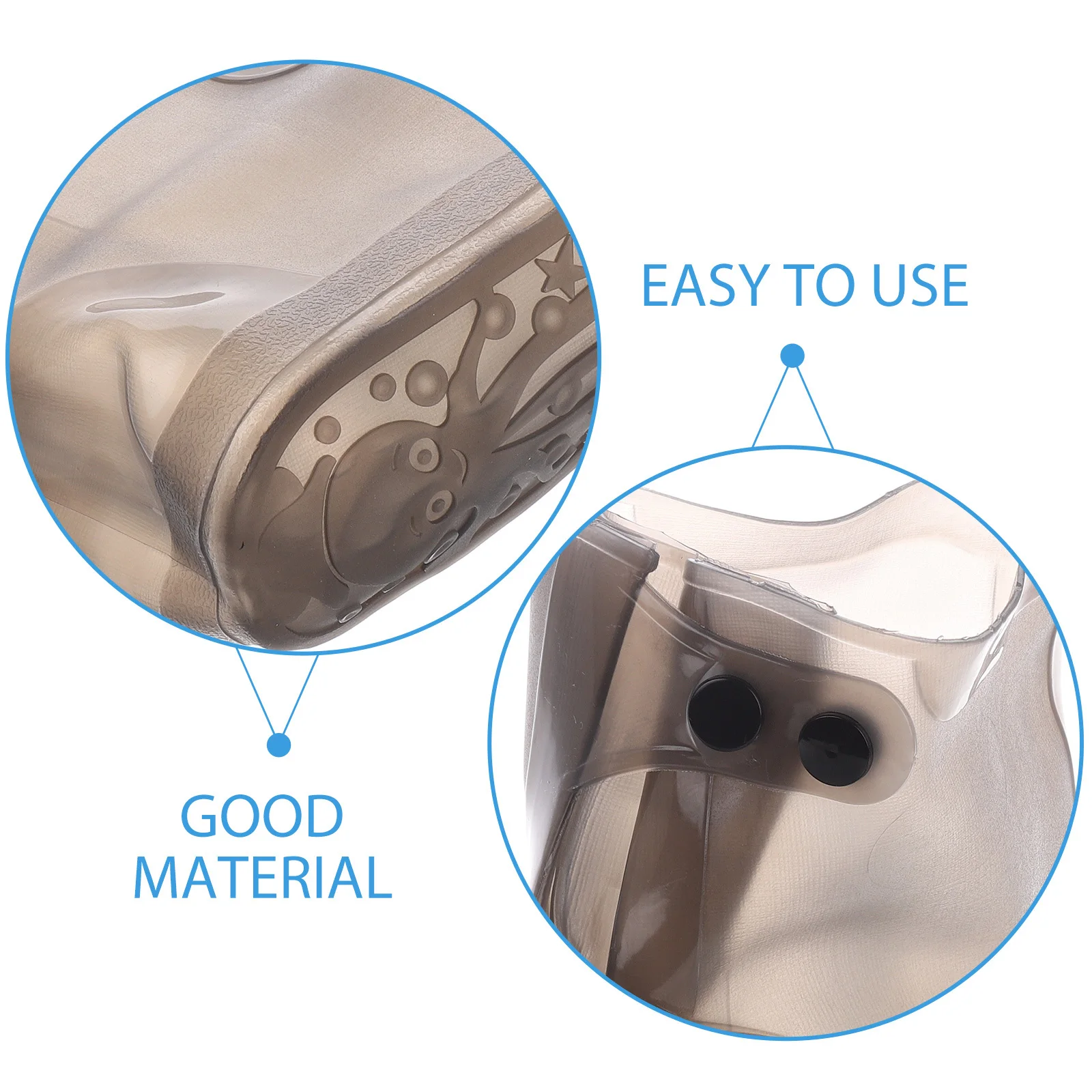 1 زوج أغطية الحذاء المقاوم للماء غطاء أحذية المطر للنساء الرجال قابلة لإعادة الاستخدام سيليكون المضادة للانزلاق في الهواء الطلق ركوب الدراجات المشي الجري السفر
