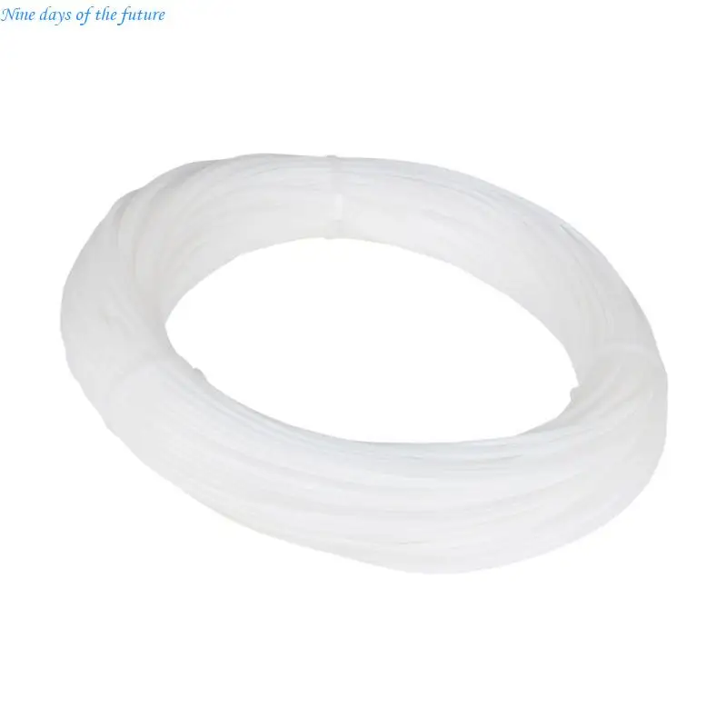 Printer PTFE Tubing 4mmx2.5mm 100Meters Teflonto Pipe for Consistent Filaments Flows E65A