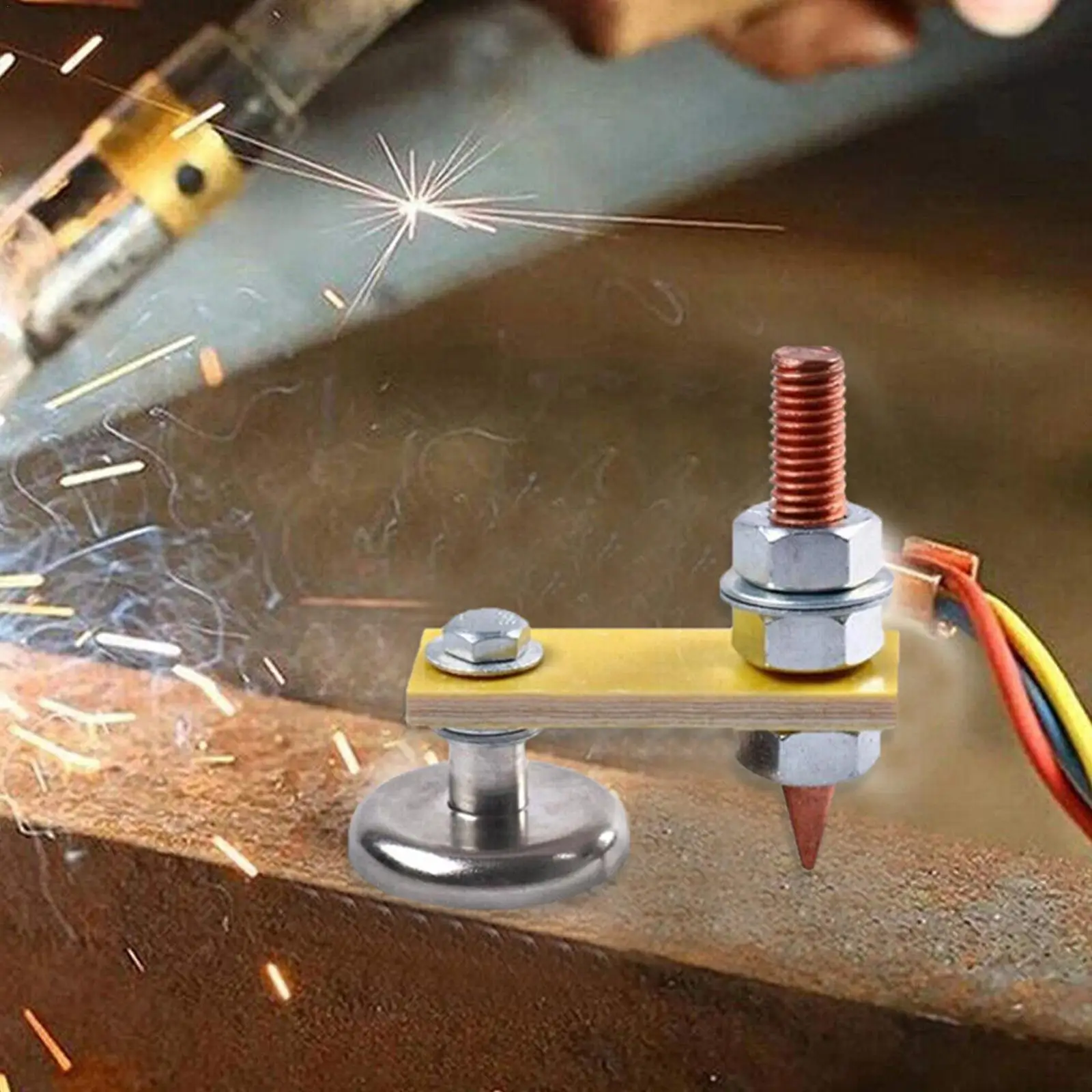 Único para Solda Elétrica Ímã Terra Cabeça e Cauda Forte Magnetismo Grande Sucção