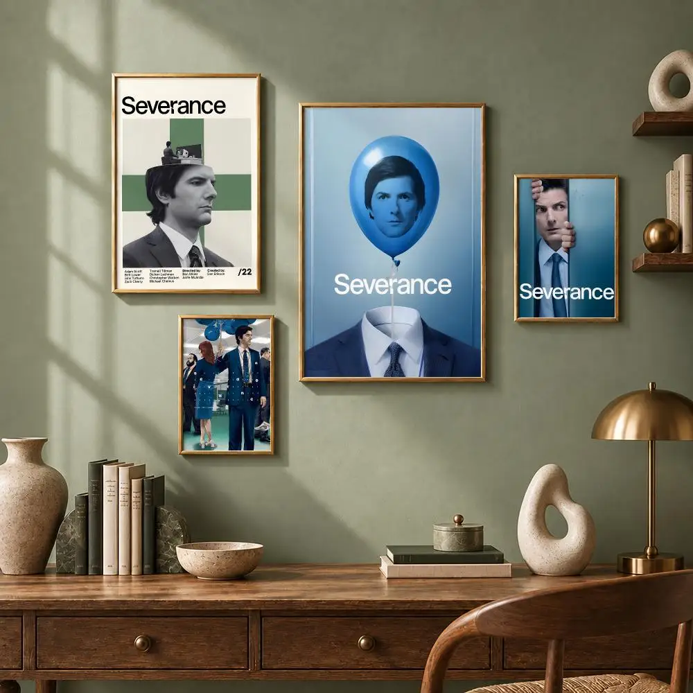Trending TV Series S-SeveranceS Poster HD Self-Adhesive No Residue After Removal Ideal for All Kinds of Wall Decor