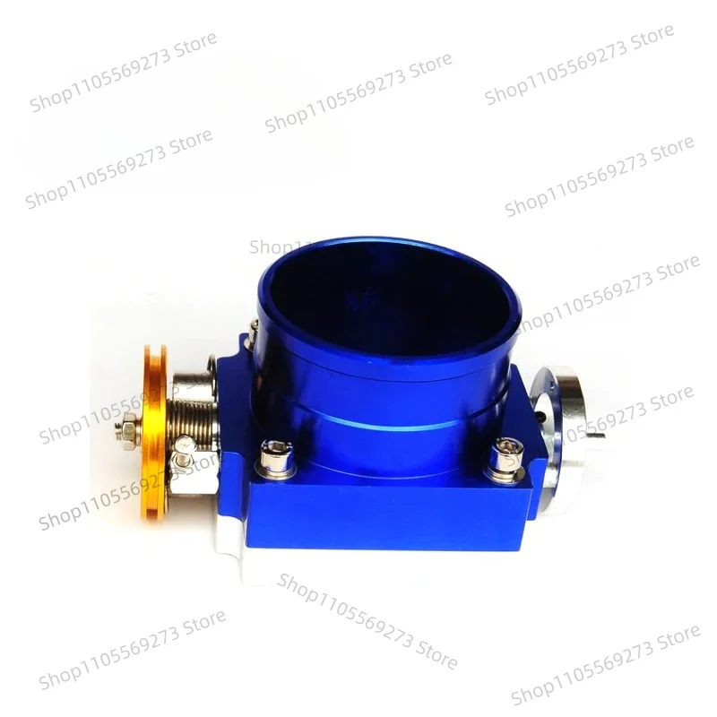 Universal Billet Aluminum Throttle Body 70mm 80mm 90mm High Flow Performance Intake Manifold