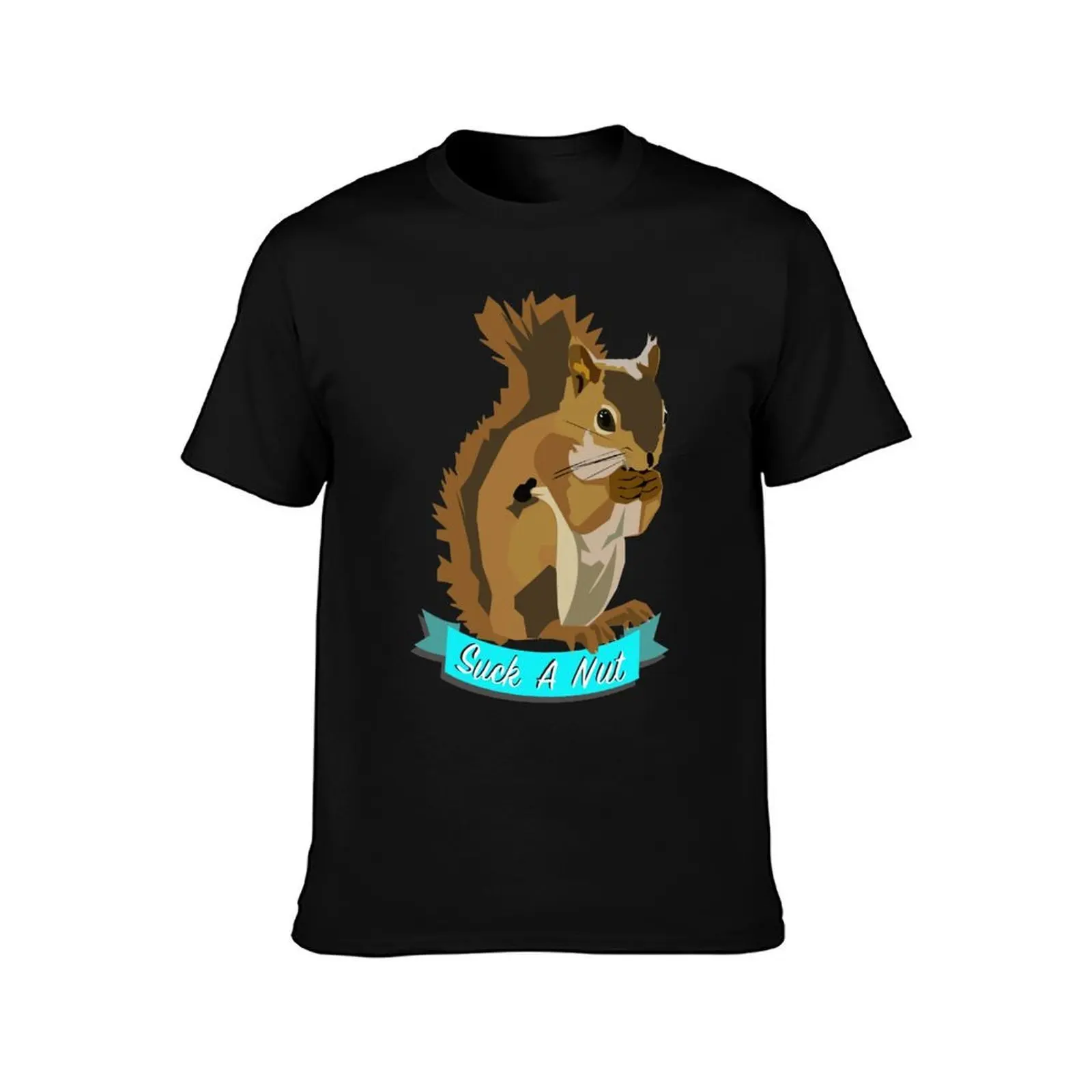 Suck A Nut T-Shirt, Summer Casual Cotton Tee, Oversized Streetwear Tops, Vintage Graphic Print, Loose Fit Short Sleeve