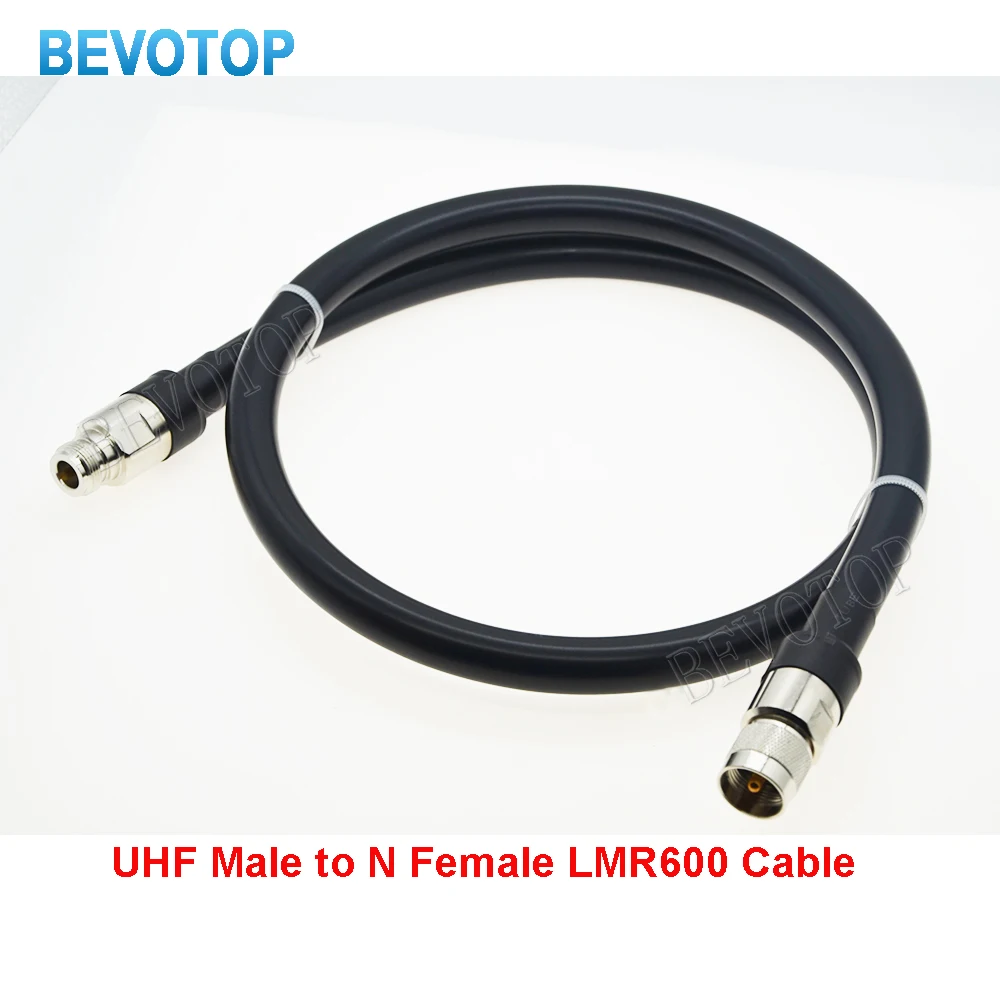LMR600 UHF Male to N Male/Female 50Ohm RF Coaxial Cable Extension Jumper Pigtail for 4G LTE Cellular Amplifier Signal Booster