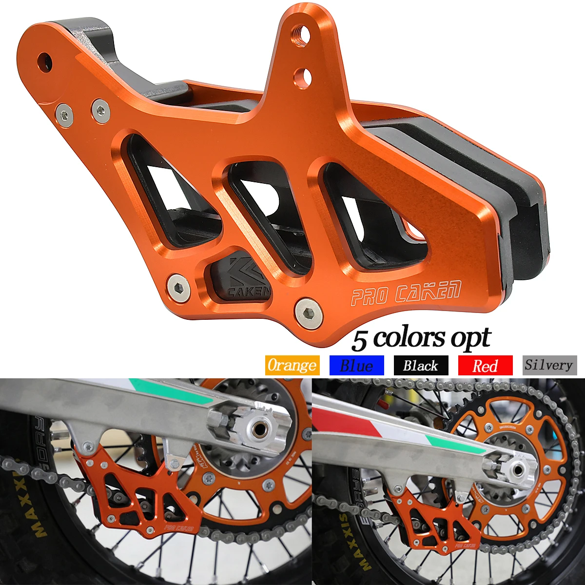 

Motocross CNC Chain Guide Cover Guard Protector For KTM SX SX-F EXC EXC-F XC XC-W XC-F TPI 125-530 690 ENDURO SMC ABS 2008-2023