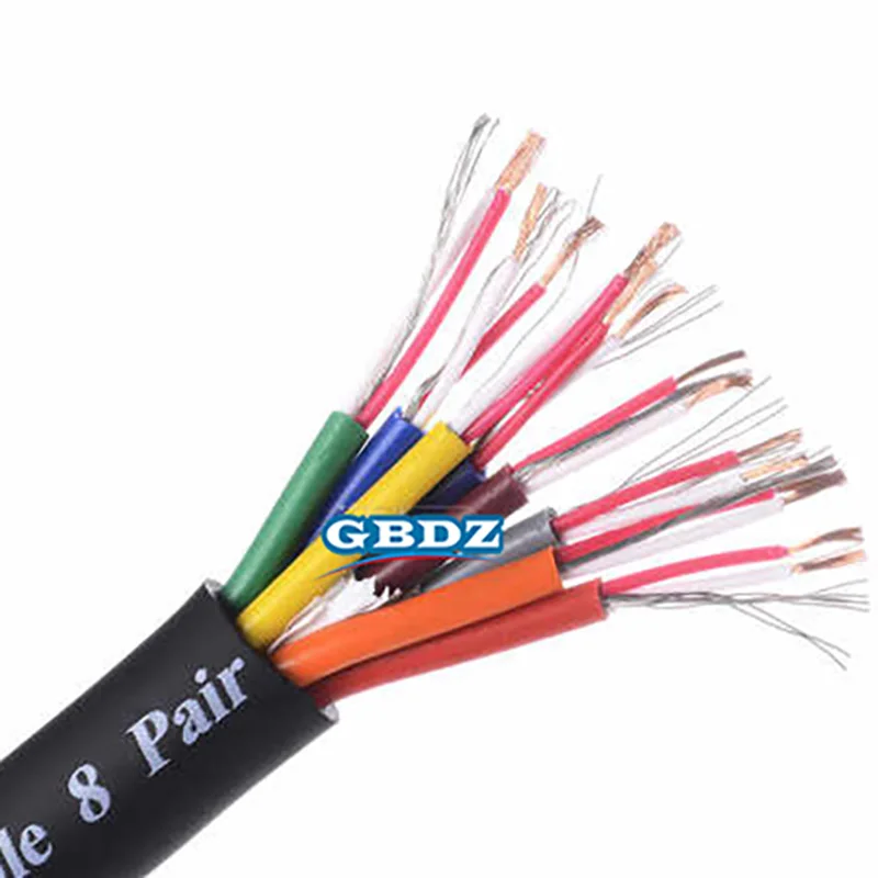 

2/4/8/12/16/24 Way Copper Multi-Core Cable Audio Signal Stage Proscenium Led Multichannel Stereo Line