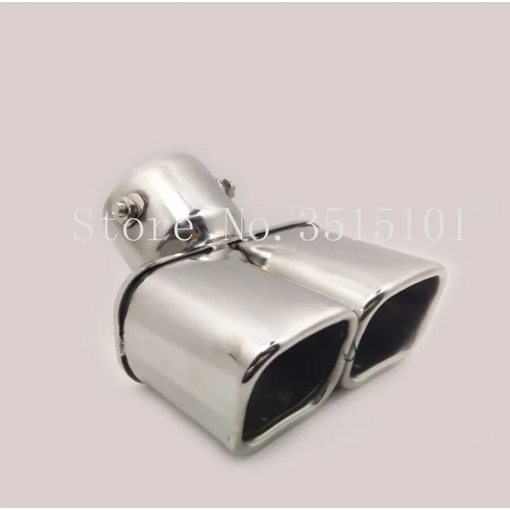 Car Stainless Steel Cover Muffler Pipe Outlet Dedicate Exhaust Tip Tail 1pcs For Toyota Sienna 2010 2011 2012 2013 2014