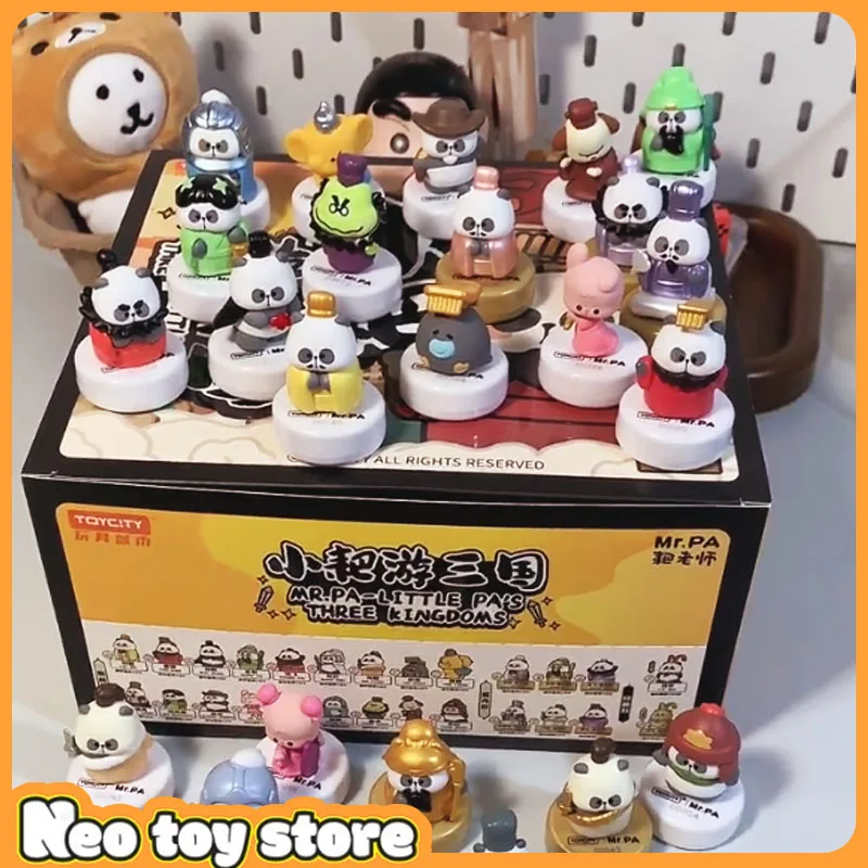 

Original Mr.Pa Little Pa'S Three Kingdoms Series Blind Bag Desktop Decoration Mystery Trendy Toys Model Collection Anime Figures