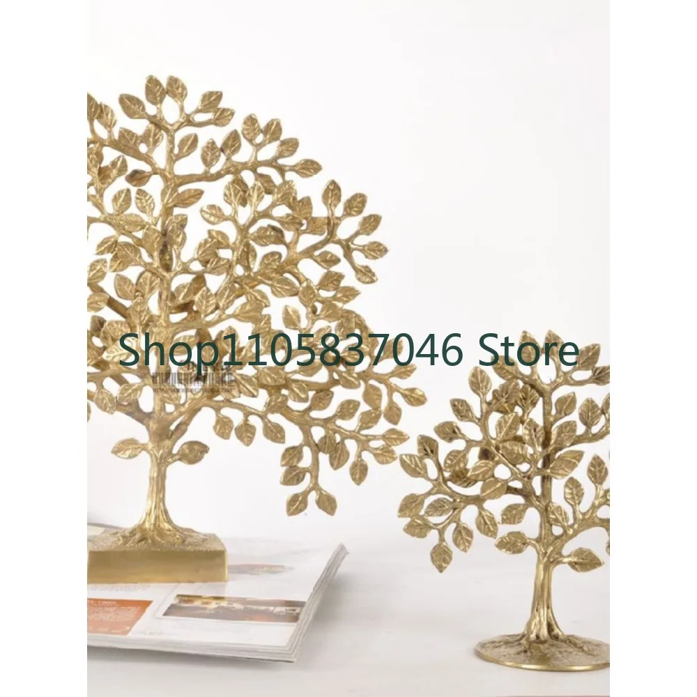 Handmade Wealth Attraction, Money Making Tree, American Retro Living Room, Entrance, TV Cabinet, Home Furnishings