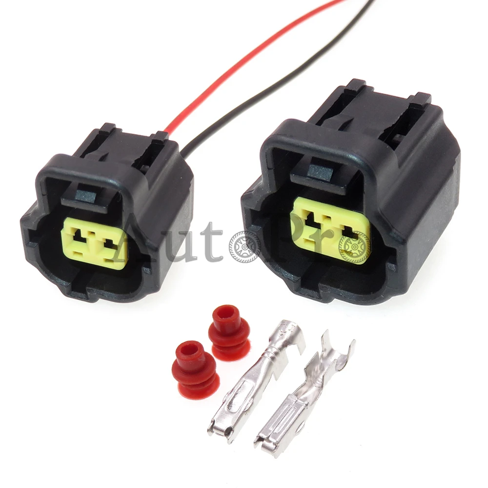 

1 Set 2 Hole Auto Accessories 184020-1 Automobile Starter Electric Cable Socket Car Waterproof Modification Plug