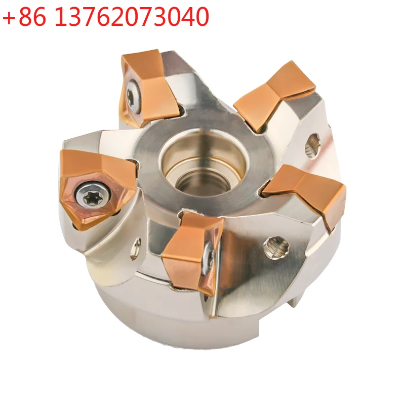 

63mm Face Milling Cutter Disk MFWN 90 Degree MFWN90 Milling Cutter Head Double Sided Hexagonal Heavy Cutting For WNMU08 Insert