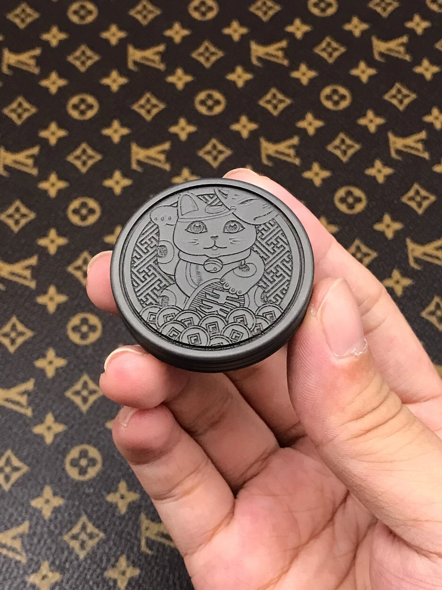 Acedc PaPa Coin Wealth Cat Coin Zirconium Alloy Material