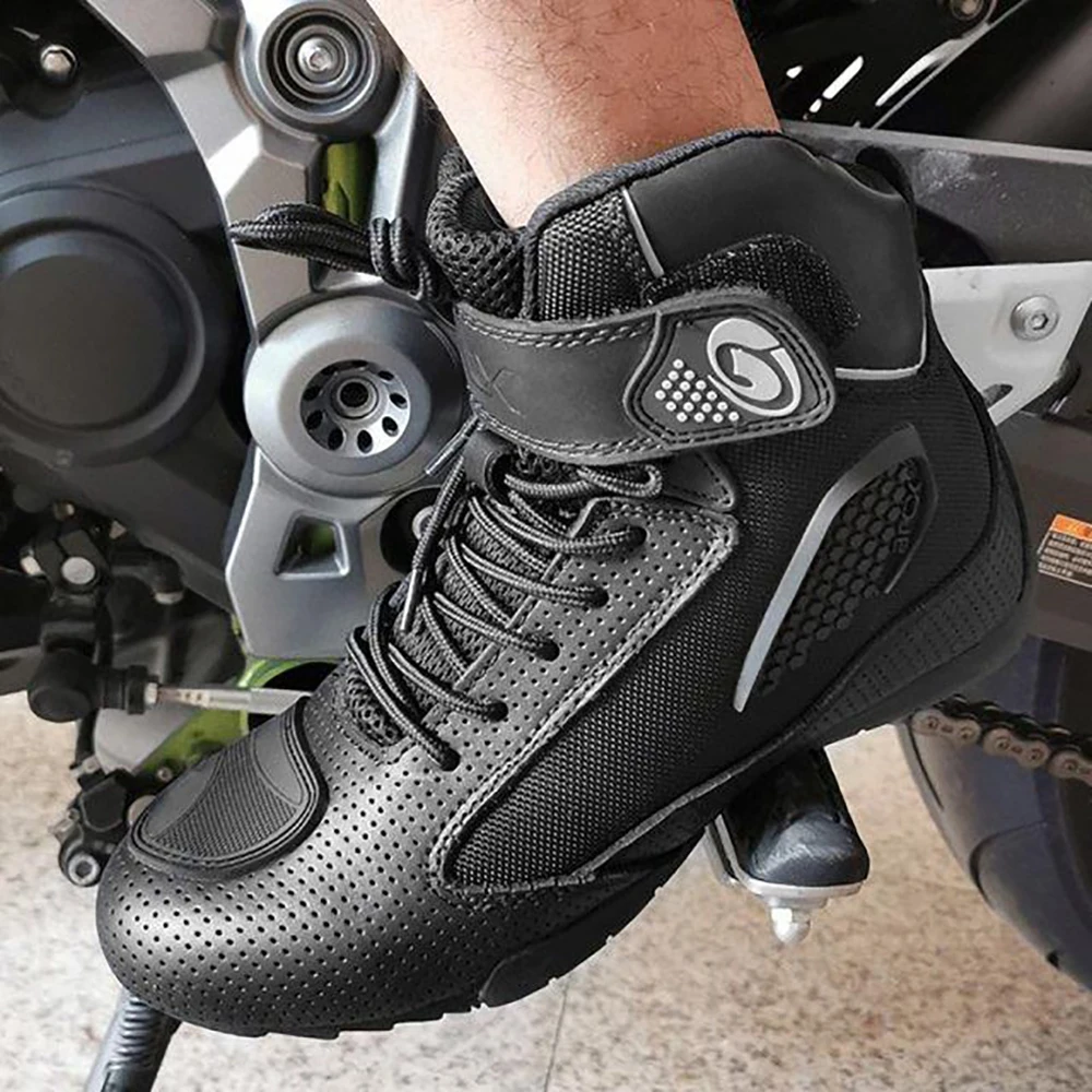 ARCX-Botas de Motocross para hombre, zapatos de motociclista, Chopper Cruiser, Touring, botines de verano