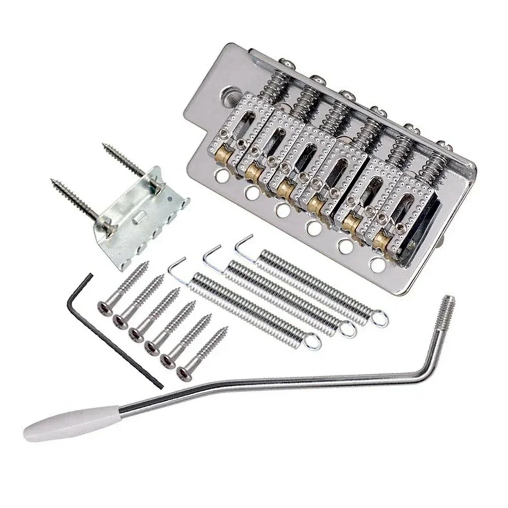 

1set Guiatr Tremolo Bridge with Roller Single Locking Vibrato Bridge Tailpiece for ST Guitar