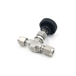 Compression Needle Valve Crane Forged 3000 PSI Fit 3/6/8/12mm 1/8