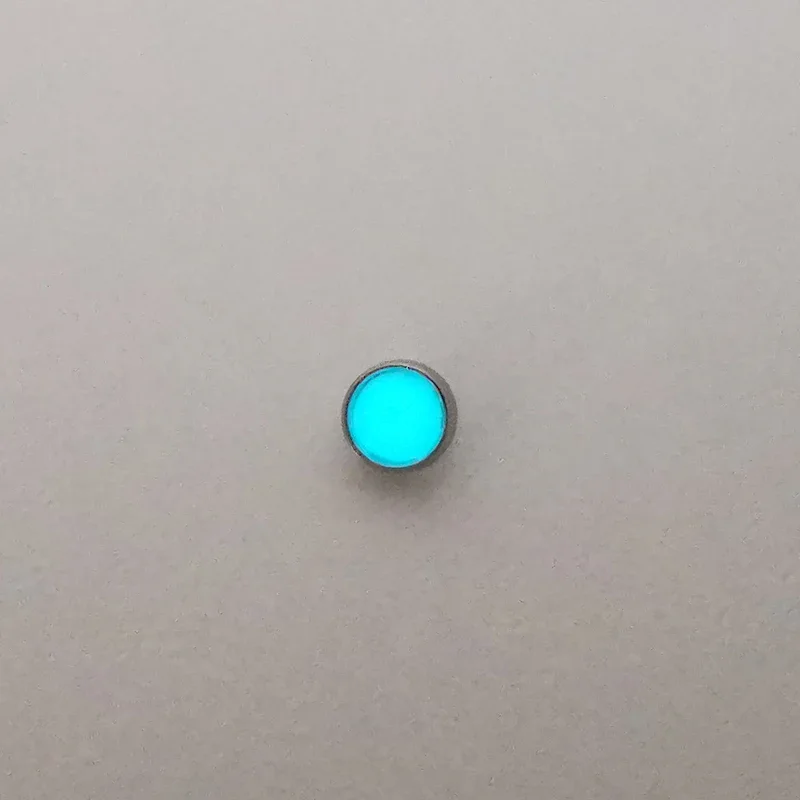 نقطة زرقاء مضيئة لحواف الغواصة 116610 126610 ، استبدال أجزاء ما بعد البيع