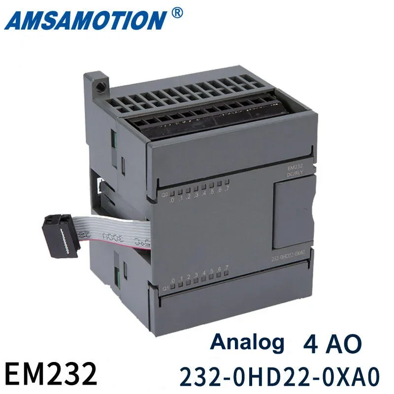 S7-200 PLC uitbreidingsmodule AMSAMOTION, compatibel met Siemens PLC, digitale en analoge uitbreidingsmodule EM223/232/235/231.