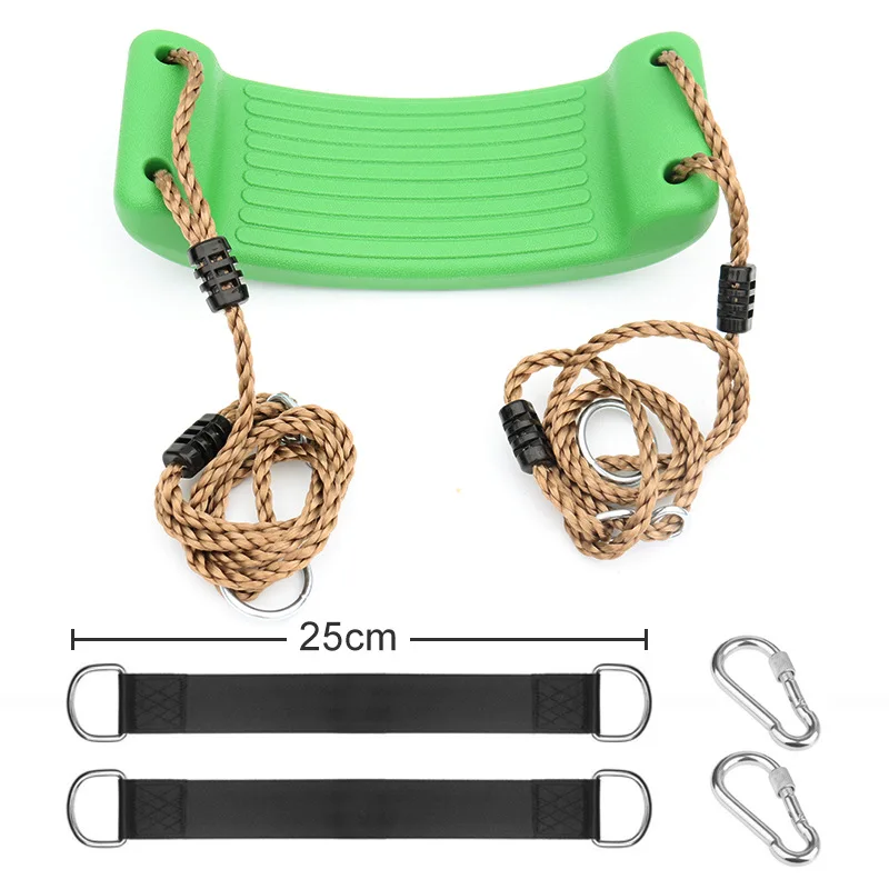 Outdoor Garden Swing Kids Hanging Seat with Adjustable Ropes for Park Garden Playground Accs Children Kids Toy Chrismas Gifts