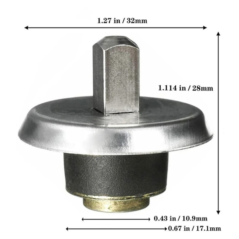 M2EE Set of 2 Blender Coupling Stud Slinger Pin Set Blender Part Blender Blade Replacement Metal Material for Oster 6628 6630