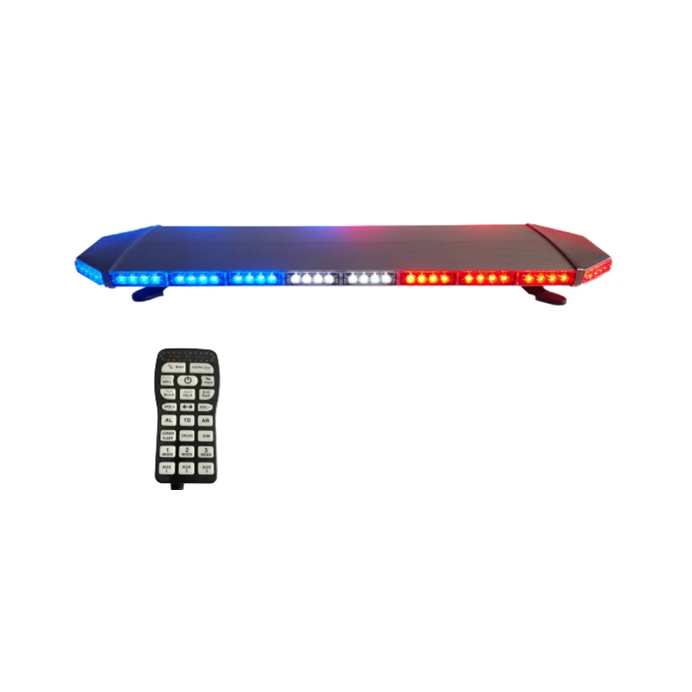 

New Designed Integrated Siren Controller Emergency Car Security Siren Speaker Led Long Lightbar on Top Vehicle
