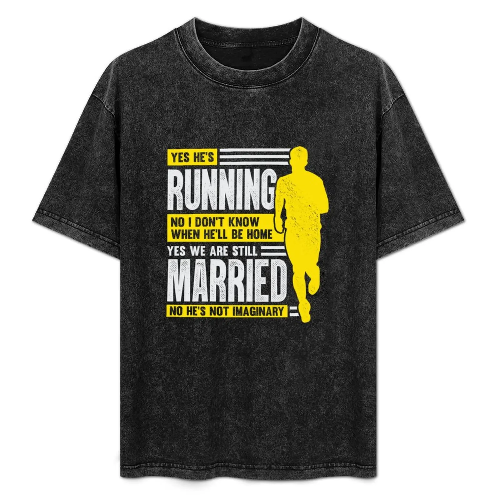 

Marathon Running Runner's Wife Gift T-Shirt man clothes blanks graphic t shirts heavyweight t shirts for men