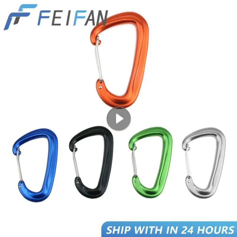 

Mountaineering Buckle 1pcs Outdoor Camping Multi Tool Steel Small Carabiner Clips Fishing Climbing Acessories Dropshipping