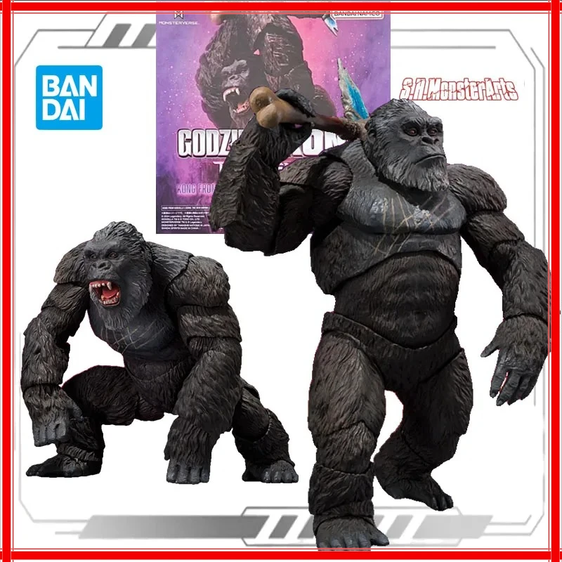 

Bandai Original Model Kit S.H.MonsterArts GODZILLA KONG THE NEW EMPIRE 2024 Anime Action Figure Toys for Boys 160mm