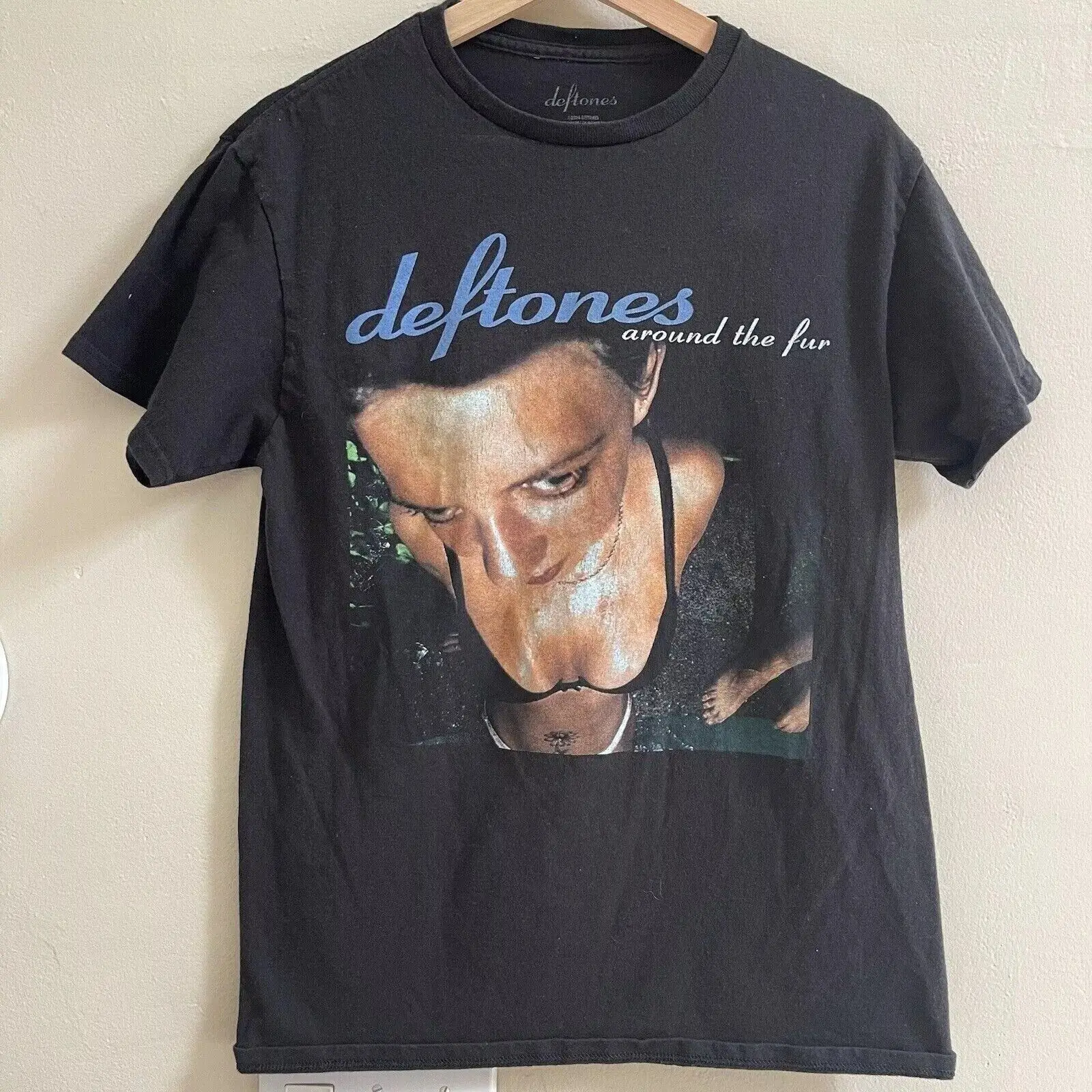 Kaus Deftones Around The Fur Tali Hitam Lengan Pendek Uniseks S-5XL
